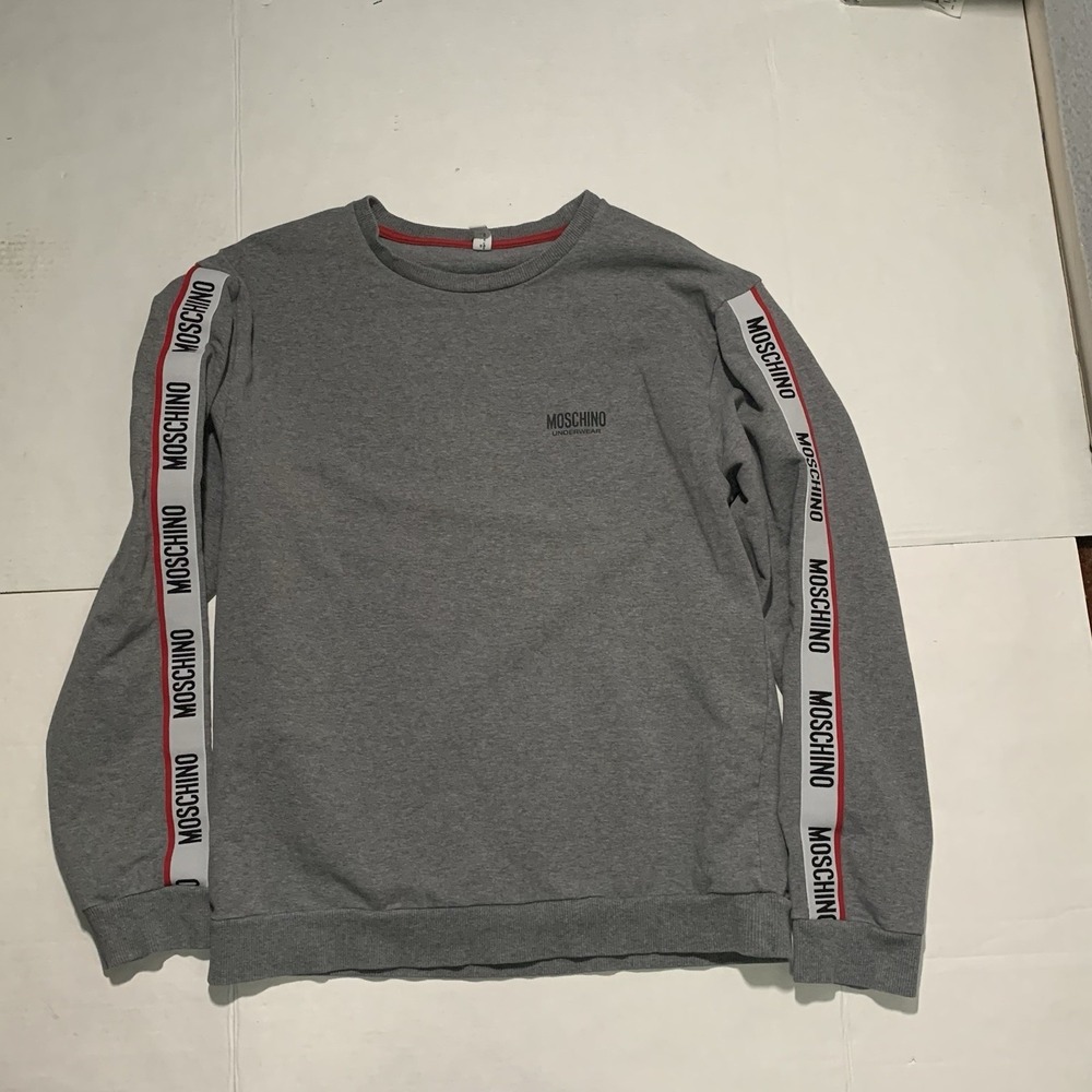 Moschino Crewneck Sweatshirt Size M Dark Gray